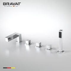 Vòi xả bồn kèm sen tắm cao cấp Bravat F564124C-1-ENG