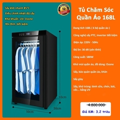 Tủ bảo quản đồ TQ-001 168L