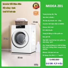 Máy sấy quần áo Midea Z01