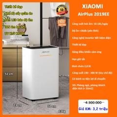 Máy hút ẩm Xiaomi Air Plus 2019EE-16L