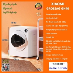 Máy sấy quần áo Xiaomi Grossag GH40