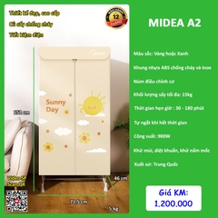 Tủ sấy quần áo Midea A2 - Vàng