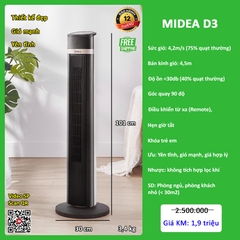 Quạt tháp Midea D3