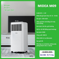 Điều hoà di động Midea M09