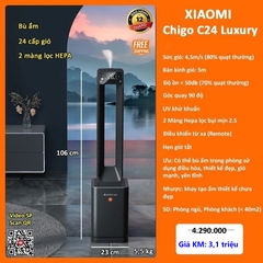 Quạt không cánh Xiaomi Chigo C24 Luxury