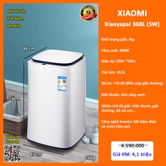 Máy giặt mini Xiaomi Xiaoyapai 368L