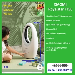 Quạt không cánh Xiaomi RoyalStar FT50