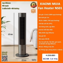 Máy sưởi Xiaomi Mijia Fan Heater NS01 hai chiều nóng - lạnh