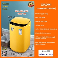 Máy giặt mini Xiaomi Xiaoyapai 528T 4,5kg - Màu vàng