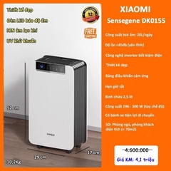 Máy hút ẩm Xiaomi Sensegene DK01/55 20L