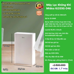 Máy lọc không khí Midea KJ230G-D46