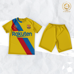 Bộ Quần Áo Bóng Đá Barcelona Màu Vàng - 3 MIỀN SPORT