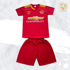 Bộ Quần Áo Bóng Đá Manchester United Màu Đỏ Đô - 3 MIỀN SPORT