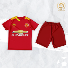 Bộ Quần Áo Bóng Đá Manchester United Màu Đỏ Đô - 3 MIỀN SPORT