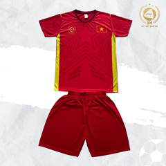 Bộ Quần Áo Bóng Đá Đội Tuyển Việt Nam Màu Đỏ - Thun Lạnh Cao Cấp