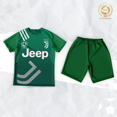 Bộ Quần Áo Bóng Đá Juventus Màu Xanh Lá - 3 MIỀN SPORT