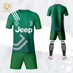 Bộ Quần Áo Bóng Đá Juventus Màu Xanh Lá - 3 MIỀN SPORT