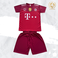 Bộ Quần Áo Bóng Đá Bayer Munich Màu Đỏ Đô - 3 MIỀN SPORT