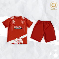 Bộ Quần Áo Bóng Đá Arsenal Màu Cam - Thun Lạnh Cao Cấp