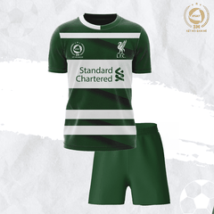 Bộ Quần Áo Bóng Đá Liverpool Màu Xanh Size Nhỏ - 3 MIỀN SPORT