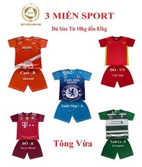 Bộ Quần Áo Bóng Đá Đội Tuyển Việt Nam Size Nhỏ - 3 MIỀN SPORT