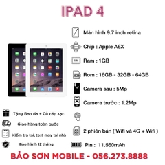 Ipad 4 4G + Wifi