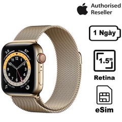 Apple Watch Series 6 40mm (4G) Viền Thép Dây Thép  Chính Hãng VNA