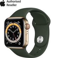 Apple Watch Series 6 44mm (4G) Viền Thép Dây Cao Su  Chính Hãng VNA