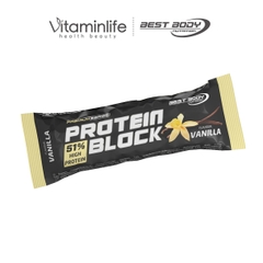 Thanh Bổ Sung Protein Block Vị Vanilla Best Body Nutrition 90g x 15 Thanh/ Hộp
