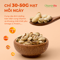 Hạt dẻ cười Mỹ Happy Nuts 150g - Hộp giấy - Xanh