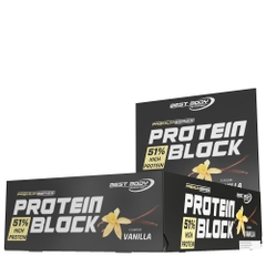 Thanh Bổ Sung Protein Block Vị Vanilla Best Body Nutrition 90g x 15 Thanh/ Hộp