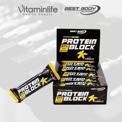 Thanh Bổ Sung Protein Block Vị Vanilla Best Body Nutrition 90g x 15 Thanh/ Hộp