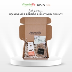 [SET QUÀ TẶNG] Bộ kem mắt Peptide + Platinum Skin O2