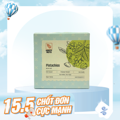 Hạt dẻ cười Mỹ Happy Nuts 150g - Hộp giấy - Xanh