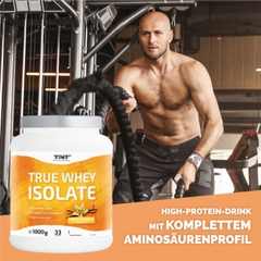 Bột True Whey Isolate vị Vanilla TNT Thùng 1000g - HSD 27/09/2025