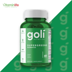 Thực phẩm bảo vệ sức khỏe Goli Nutrition SuperGreens Gummies 60 viên