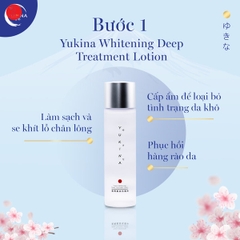 Nước hoa hồng hỗ trợ trị nám, tàn nhang Yukina Whitening Deep Treatment Lotion 150ml