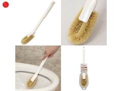 Chổi cọ toilet xơ dừa, đầu cong