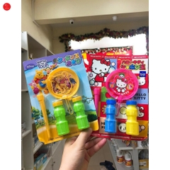 Bộ thổi bong bóng xà phòng Pooh Nhật bản.