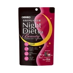 Trà giảm cân làm đẹp da ban đêm Orihiro Night Diet Tea Beauty (16 gói x 2g)