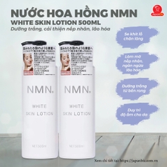 Nước hoa hồng NMN White Skin Lotion dưỡng trắng, cải thiện nếp nhăn, lão hóa chai 500ml