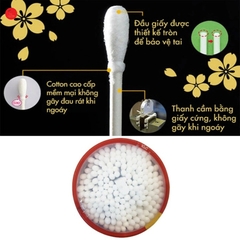 Hộp bông ngoáy tai cao cấp Nhật Bản 180 cây