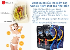 Trà giảm cân Orihiro Night Diet Tea Nhật Bản (20 gói x 2g)