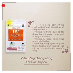 Viên uống chống nắng UV Fine Japan 30 viên