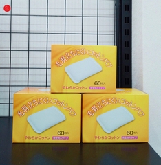 Bông tẩy trang Nhật Bản 60 tờ
