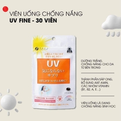 Viên uống chống nắng UV Fine Japan 30 viên