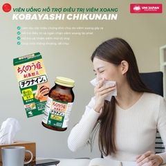 Viên uống hỗ trợ điều trị viêm xoang Kobayashi Chikunain 224 viên