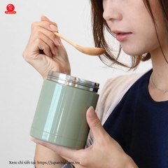 Bình ủ cháo giữ nhiệt Enjoy 350ml màu trắng