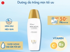 Sữa chống nắng dưỡng trắng Sunplay Skin Aqua Clear White SPF50+ PA++++ 25g (Dành cho da dầu)