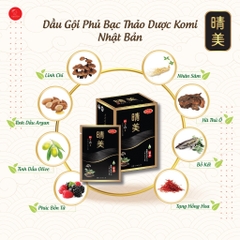 DẦU GỘI PHỦ BẠC KOMI HỘP 10 GÓI